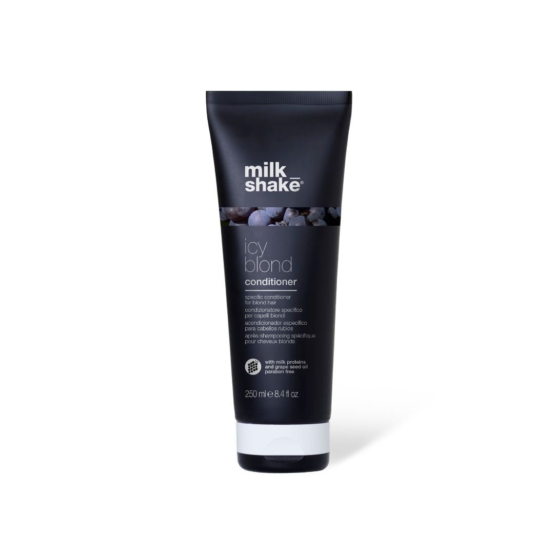 ICY BLOND črn barvni balzam za BLOND lase MILK_SHAKE - Šamponi.si