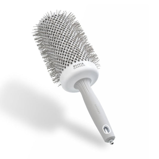 OLIVIA GARDEN Expert Blowout Speed White krtača 65 mm - Šamponi.si