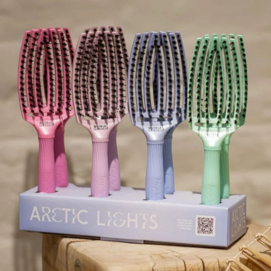 OLIVIA GARDEN krtača za lase Arctic Lights, Etheral Lavender - Šamponi.si