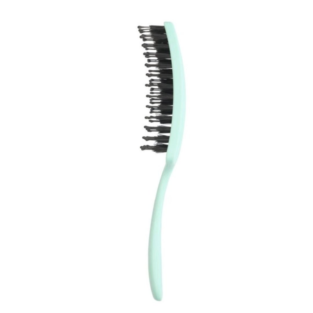 OLIVIA GARDEN otroška / potovalna krtača za lase Fingerbrush - Mint - Šamponi.si