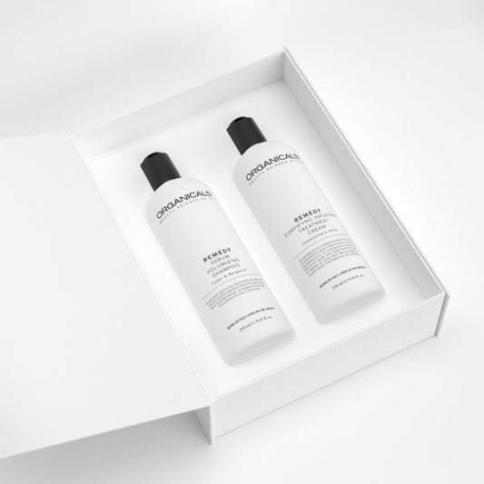 REMEDY Sebum Volumizing Gift Box ORGANICALS - darilni paket - Šamponi.si