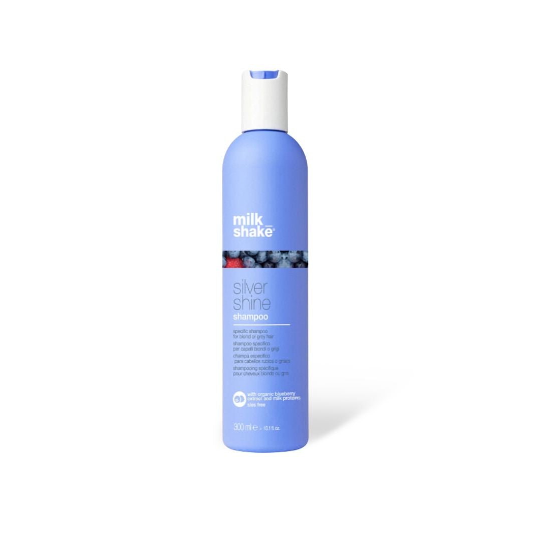 SILVER SHINE barvni šampon za BLOND ALI SIVE lase MILK_SHAKE - Šamponi.si