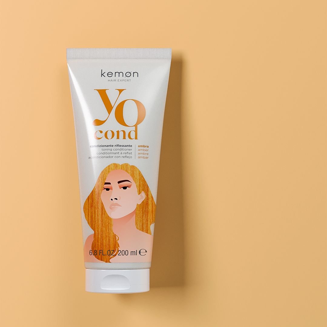 YO COND barvni balzam Ambra / Orange 200 ml KEMON - Šamponi.si