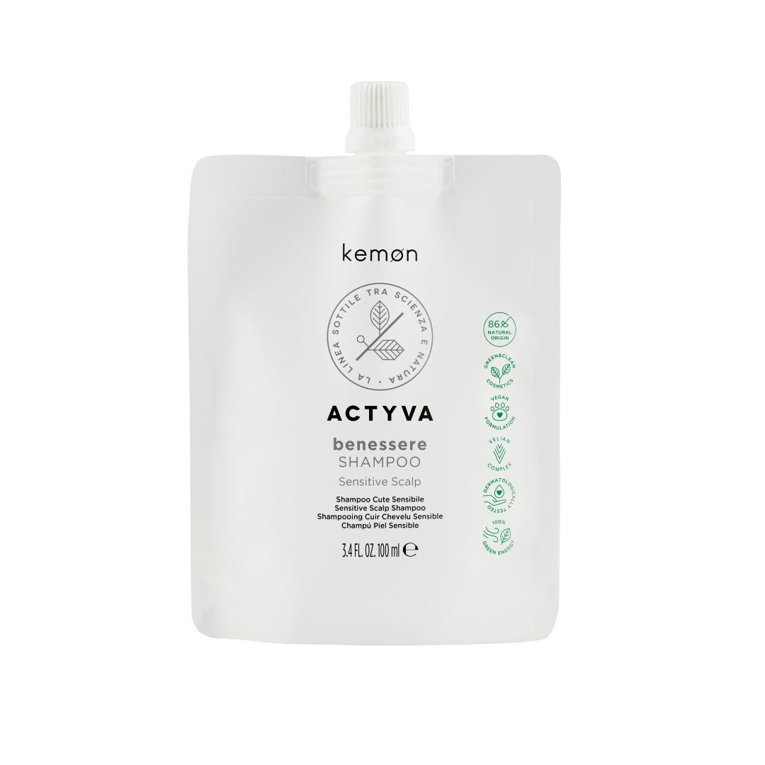 ACTYVA Benessere šampon za občutljivo lasišče REFILL BAG KEMON - Šamponi.si