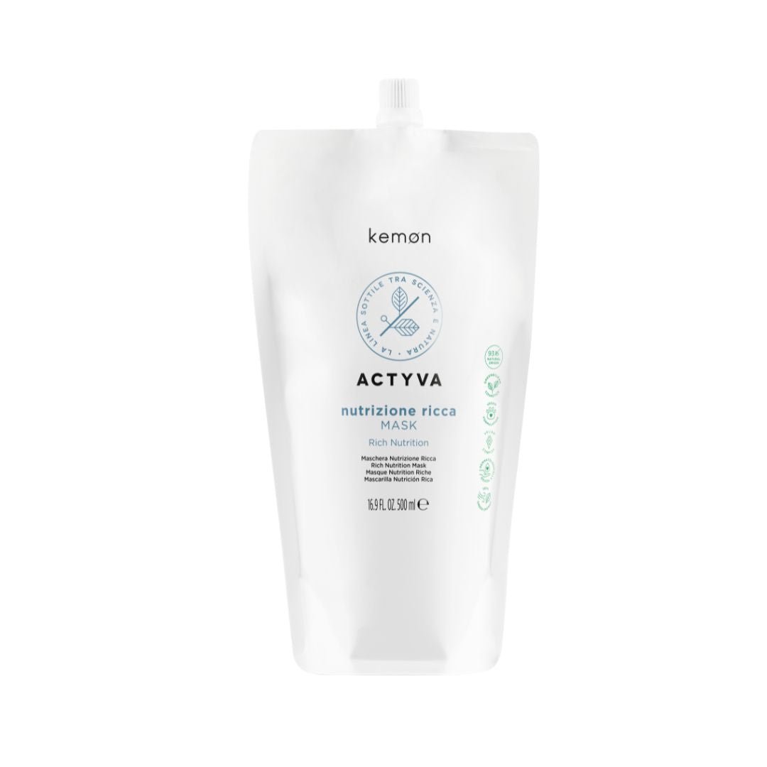 ACTYVA Nutrizione Ricca maska za zelo suhe lase REFILL BAG KEMON - Šamponi.si