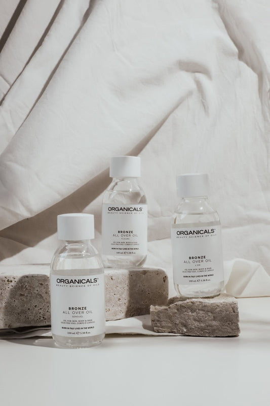 BRONZE All Over Oil SENSUEL olje za telo in lase ORGANICALS - Šamponi.si