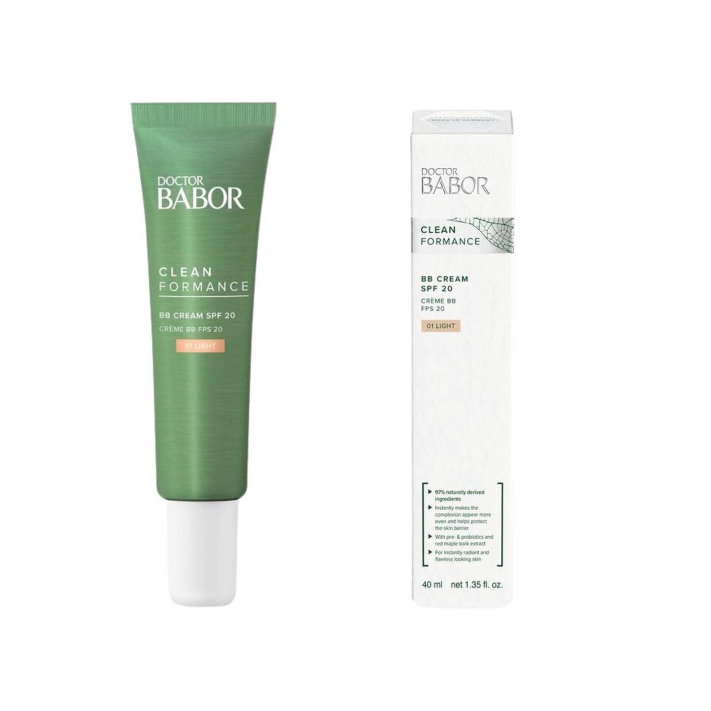 DR BABOR CLEANFORMANCE BB krema LIGHT za obraz SPF20 BABOR - Šamponi.si