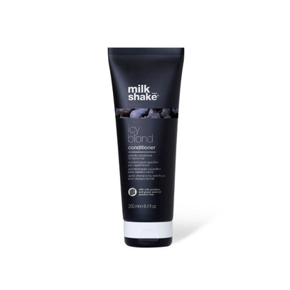 ICY BLOND črn barvni balzam za BLOND lase MILK_SHAKE