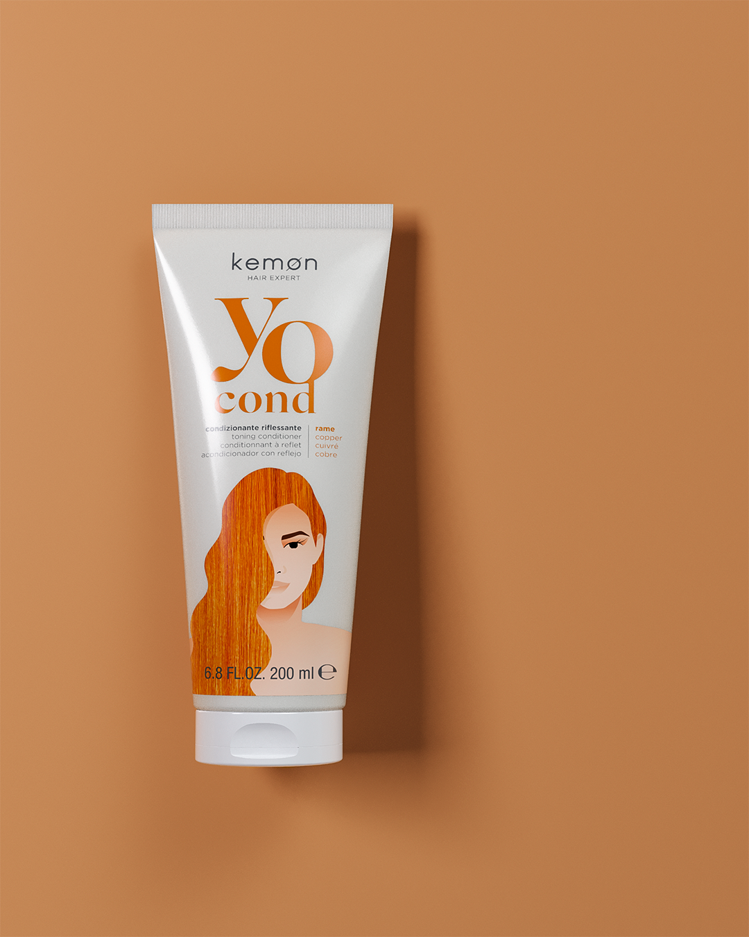 YO COND barvni balzam Rame / Oranžno bakrena 200 ml KEMON
