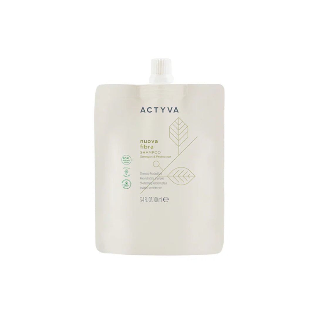 ACTYVA Nuova Fibra šampon za poškodovane lase REFILL BAG KEMON - Šamponi.si