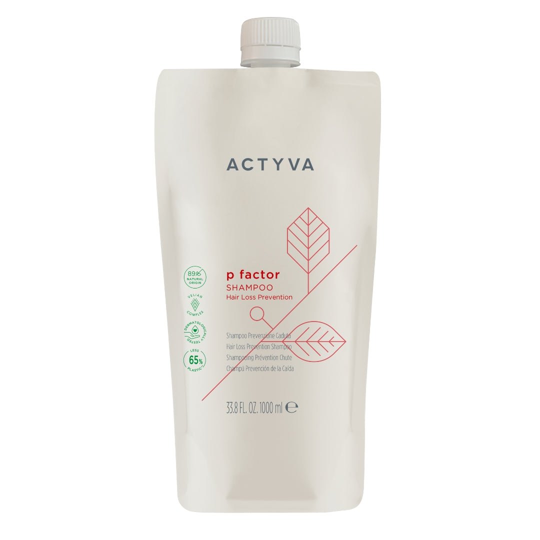 ACTYVA P Factor šampon za hitrejšo rast las in proti izpadanju las REFILL BAG KEMON - Šamponi.si