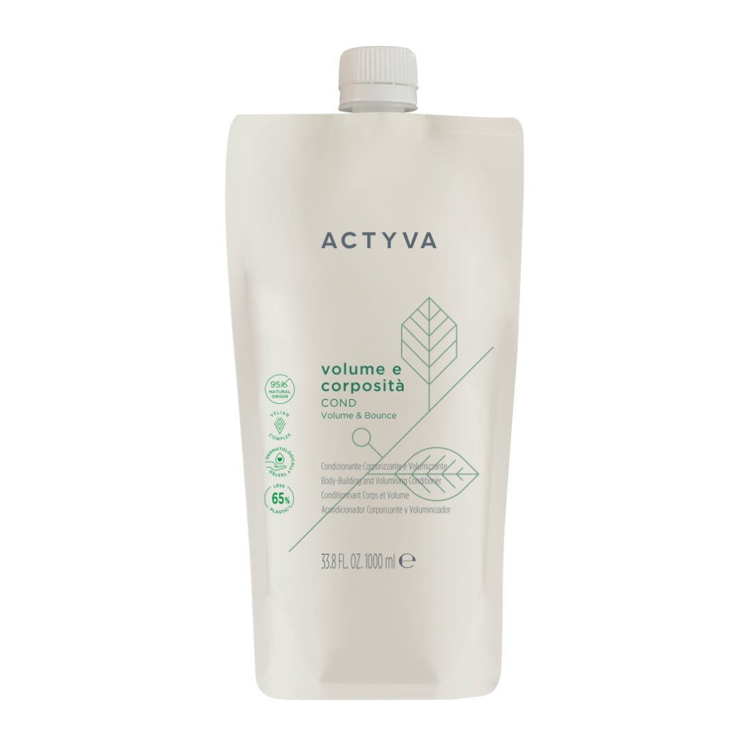 ACTYVA Volume E Corposità šampon za tanke lase brez volumna REFILL BAG KEMON - Šamponi.si