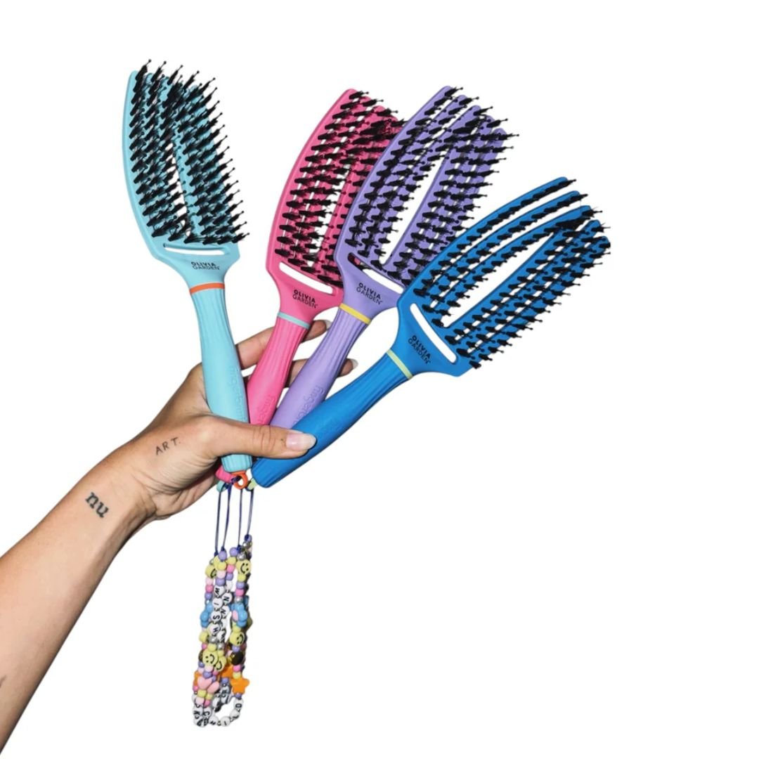 OLIVIA GARDEN Finger Brush krtača za lase - Inner Child kolekcija, srednja - Šamponi.si