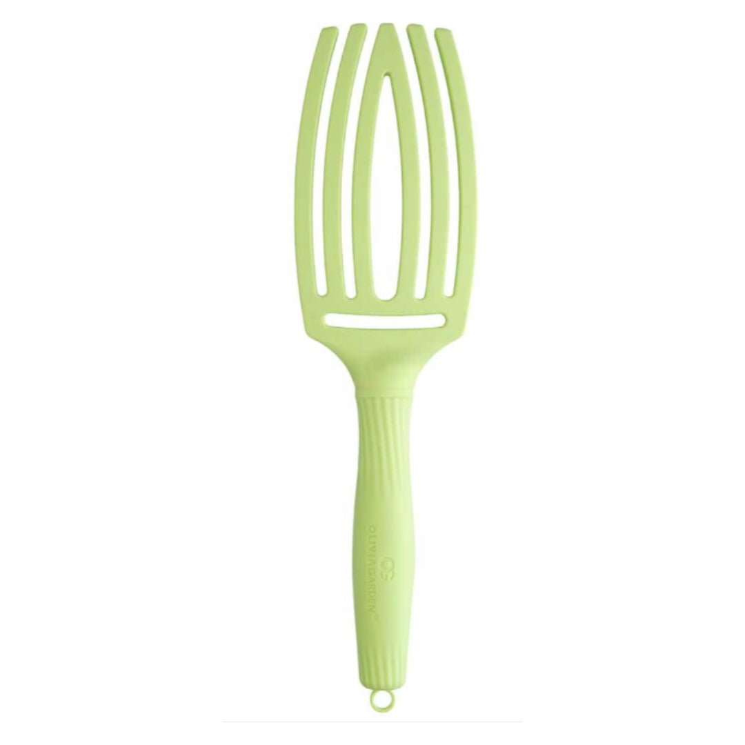 OLIVIA GARDEN krtača za lase - Dolce Vita, Green Pistachio, srednja - Šamponi.si