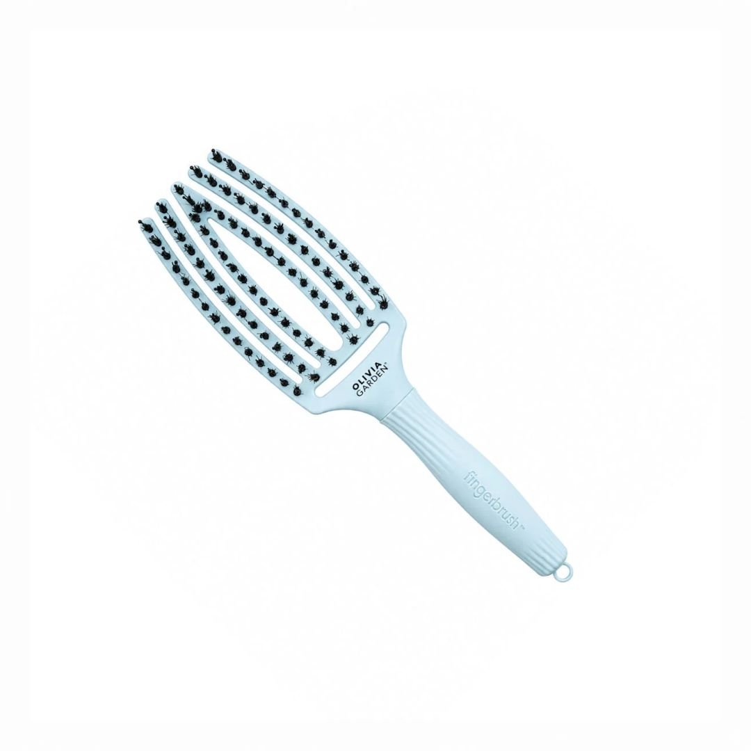 OLIVIA GARDEN krtača za lase - Pastel Blue, srednja - Šamponi.si
