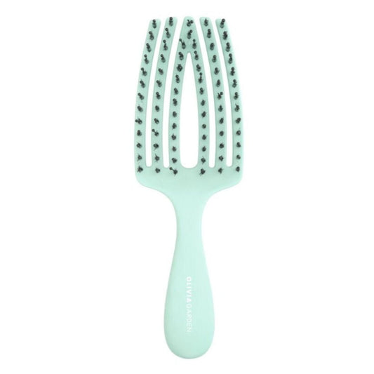 OLIVIA GARDEN otroška / potovalna krtača za lase Fingerbrush - Mint - Šamponi.si