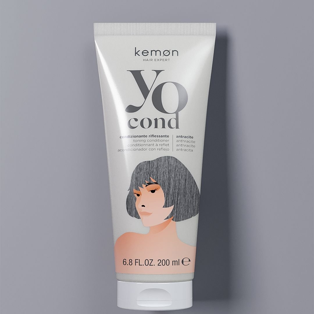 YO COND barvni balzam Antracite 200 ml KEMON - Šamponi.si