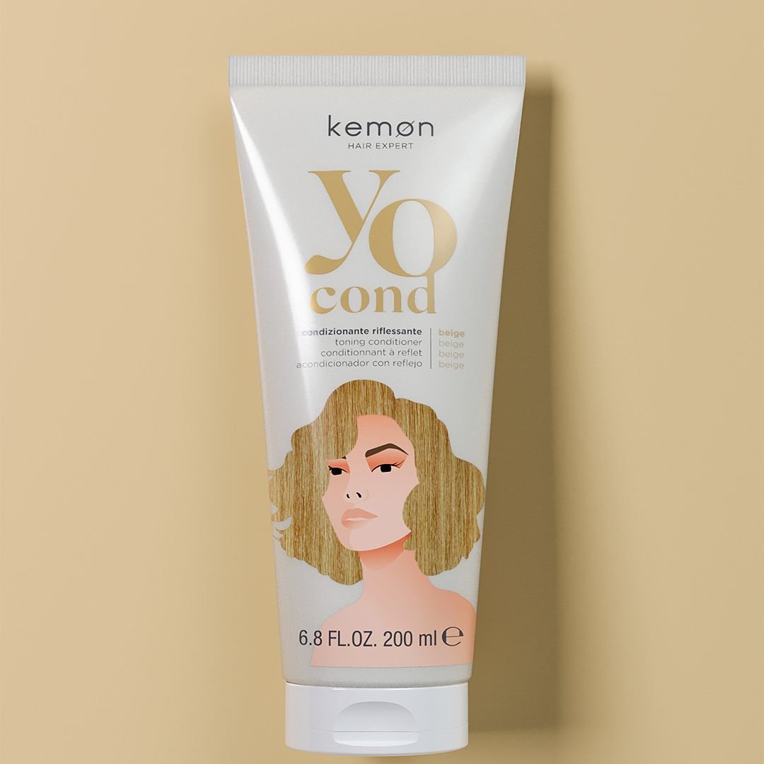 YO COND barvni balzam Beige 200 ml KEMON - Šamponi.si