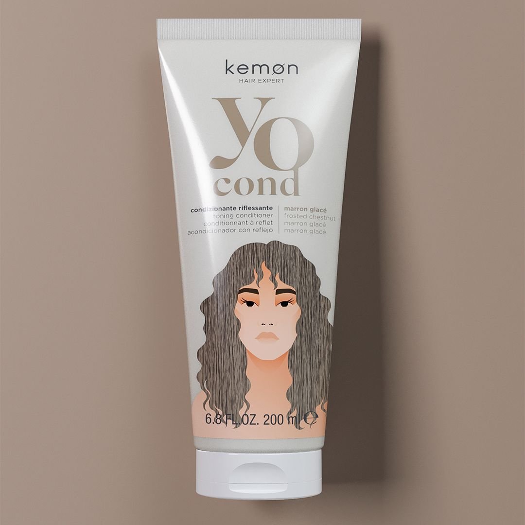 YO COND barvni balzam Marron Glace / Kostanj 200 ml KEMON - Šamponi.si