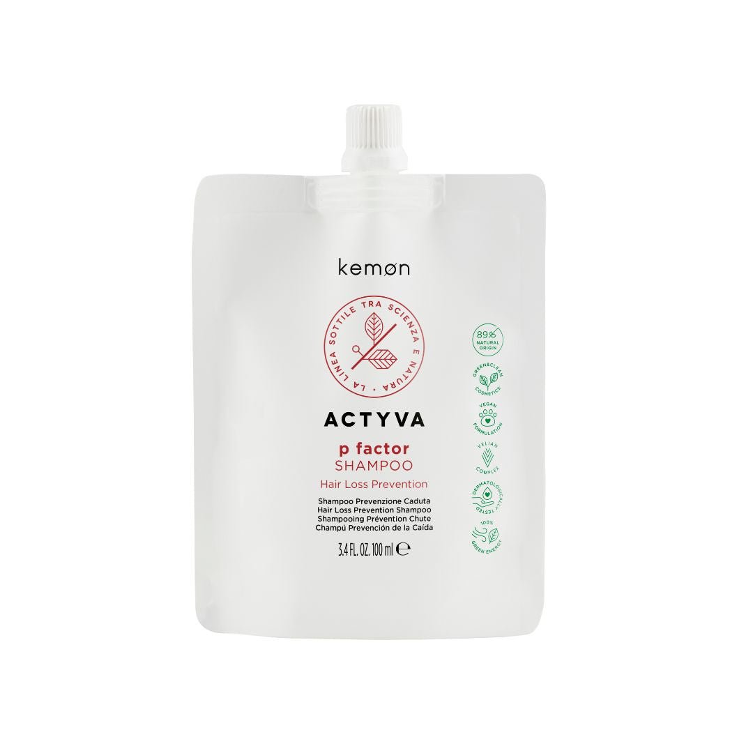 ACTYVA P Factor šampon za hitrejšo rast las in proti izpadanju las REFILL BAG KEMON - Šamponi.si