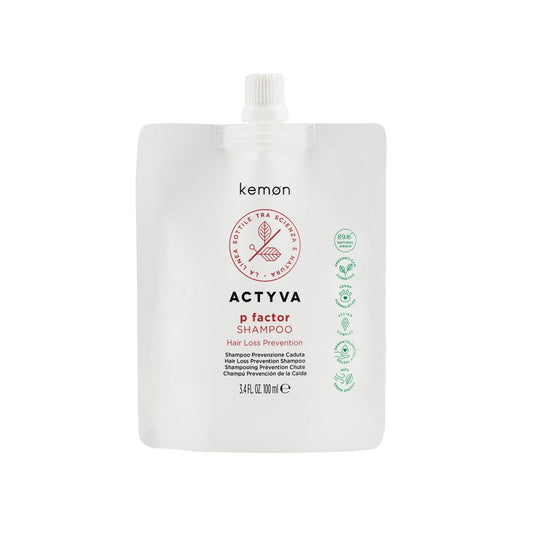 ACTYVA P Factor šampon za hitrejšo rast las in proti izpadanju las REFILL BAG KEMON - Šamponi.si
