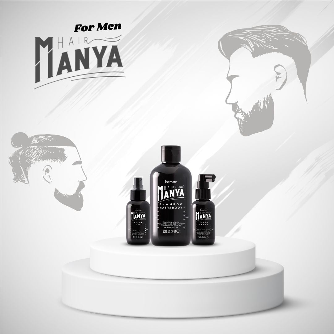 HAIR MANYA Nega Moške Brade Paket KEMON - Šamponi.si